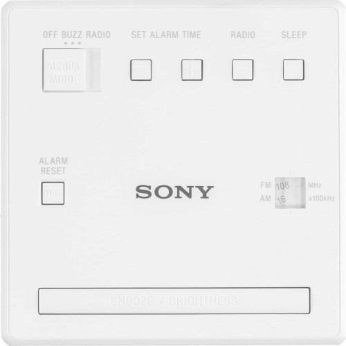 SONY ICFC1W.CED Ραδιο-Ρολογια White SONY ICFC1W.CED Ραδιο-Ρολογια White