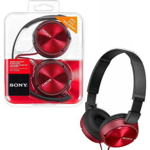 SONY MDRZX310R.AE Ακουστικα-Μικρόφωνα Red SONY MDRZX310R.AE Ακουστικα-Μικρόφωνα Red