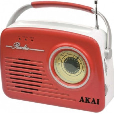 AKAI APR-11R RETRO ΑΝΑΛΟΓΙΚΟ Ραδιοφωνα Red