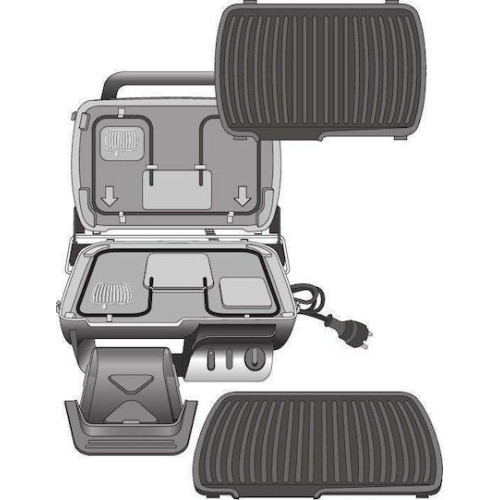 TEFAL GC3050 (UC600) Ψηστιέρες-Γκριλιέρες TEFAL GC3050 (UC600) Ψηστιέρες-Γκριλιέρες