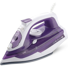 LIFE SI-100 Silky Purple Σίδερο Ατμού 2400W με Κεραμική Πλάκα