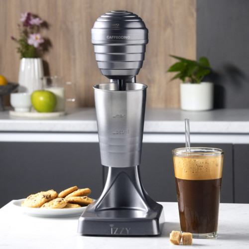 Izzy Caffeccino F-120 Φραπιέρα 120W με Ανοξείδωτο Κύπελλο 500ml Grey 223099 Izzy Caffeccino F-120 Φραπιέρα 120W με Ανοξείδωτο Κύπελλο 500ml Grey 223099