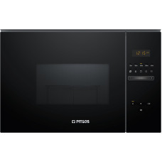 PITSOS PG30W75X2 Φούρνος μικροκ. Εντοιχ. Black
