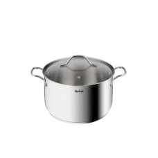 Tefal Intuition XL B86463 Ανοξείδωτη Χύτρα 26cm 6L με Γυάλινο Καπάκι