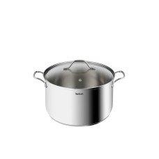 Tefal B86469 Intuition XL 30cm Χύτρα Inox 10lt με Ανοξείδωτο Ατσάλι 18/10 & Γυάλινο Καπάκι