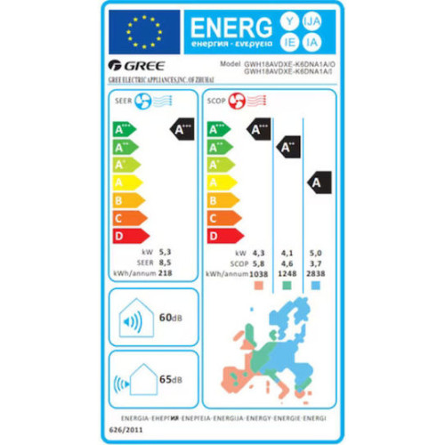 Gree Airy Shade Black GRC-181QI/KAIB-N5 Κλιματιστικό Inverter 18000 BTU A+++/A+++ με Ιονιστή και Wi-Fi Gree Airy Shade Black GRC-181QI/KAIB-N5 Κλιματιστικό Inverter 18000 BTU A+++/A+++ με Ιονιστή και Wi-Fi