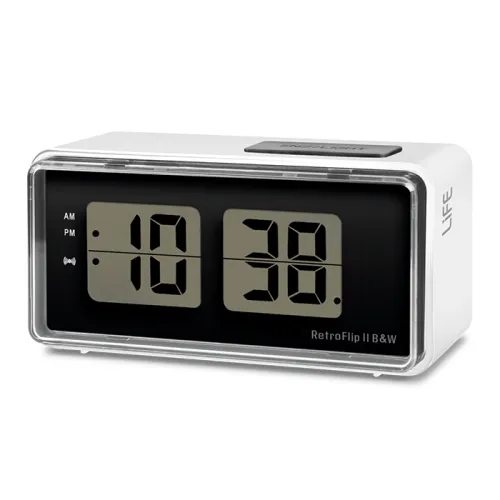 Life RetroFlip II B&W Ψηφιακό Ρολόι Ξυπνητήρι LCD Life RetroFlip II B&W Ψηφιακό Ρολόι Ξυπνητήρι LCD