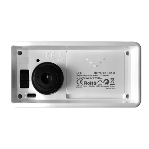 Life RetroFlip II B&W Ψηφιακό Ρολόι Ξυπνητήρι LCD Life RetroFlip II B&W Ψηφιακό Ρολόι Ξυπνητήρι LCD