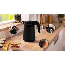 Bosch TWK2M163 Βραστήρας 1.7lt 2400W Μαύρος Bosch TWK2M163 Βραστήρας 1.7lt 2400W Μαύρος