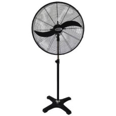 EUROLAMP 300-23505 Eurolamp Ανεμιστήρας Βιομηχανικός Μεταλλικός Με Ορθοστάτη Μαύρος Φ71 160W Με Διακόπτη Περιστροφής