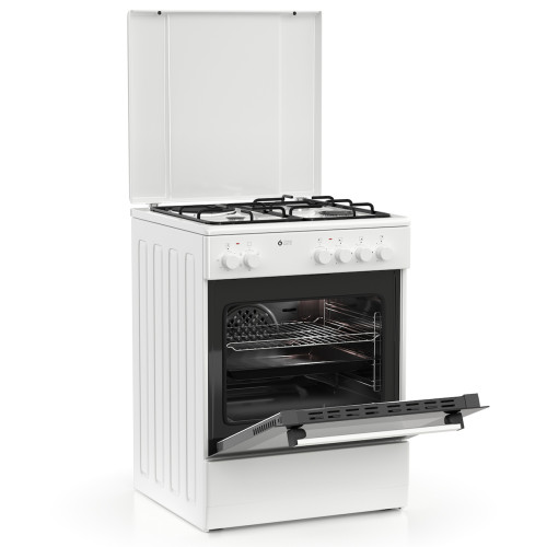 Thermogatz TGS 3501 WH Κουζίνα Μικτή 60cm με Ηλεκτρικό Φούρνο 56Lt & Εστίες Αερίου + Ρεύματος Thermogatz TGS 3501 WH Κουζίνα Μικτή 60cm με Ηλεκτρικό Φούρνο 56Lt & Εστίες Αερίου + Ρεύματος