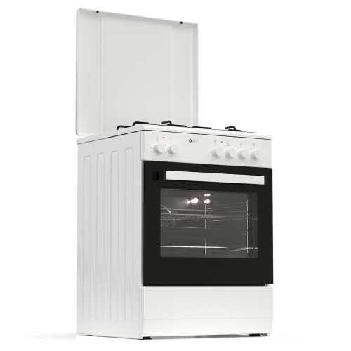 Thermogatz TGS 3501 WH Κουζίνα Μικτή 60cm με Ηλεκτρικό Φούρνο 56Lt & Εστίες Αερίου + Ρεύματος Thermogatz TGS 3501 WH Κουζίνα Μικτή 60cm με Ηλεκτρικό Φούρνο 56Lt & Εστίες Αερίου + Ρεύματος