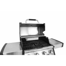 BBQ Υγραερίου GS Grill Superior 3+1 INOX 14kW με Μαντεμένιες Σχάρες & Πλαϊνή Εστία BBQ Υγραερίου GS Grill Superior 3+1 INOX 14kW με Μαντεμένιες Σχάρες & Πλαϊνή Εστία