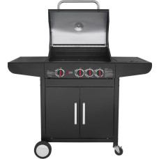 BBQ Υγραερίου GS Grill Lux 3+1 Cast Iron 11,5kW με Μαντεμένιες Σχάρες & Πλαϊνή Εστία BBQ Υγραερίου GS Grill Lux 3+1 Cast Iron 11,5kW με Μαντεμένιες Σχάρες & Πλαϊνή Εστία