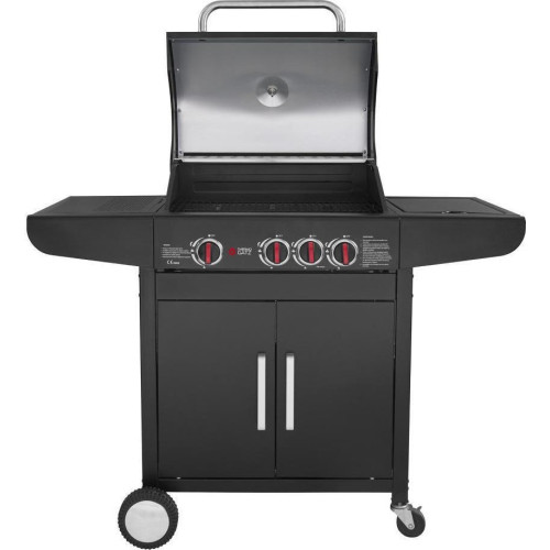 BBQ Υγραερίου GS Grill Lux 3+1 Cast Iron 11,5kW με Μαντεμένιες Σχάρες & Πλαϊνή Εστία BBQ Υγραερίου GS Grill Lux 3+1 Cast Iron 11,5kW με Μαντεμένιες Σχάρες & Πλαϊνή Εστία