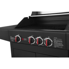 BBQ Υγραερίου GS Grill Lux 3+1 Cast Iron 11,5kW με Μαντεμένιες Σχάρες & Πλαϊνή Εστία BBQ Υγραερίου GS Grill Lux 3+1 Cast Iron 11,5kW με Μαντεμένιες Σχάρες & Πλαϊνή Εστία