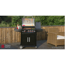 BBQ Υγραερίου GS Grill Lux 3+1 Cast Iron 11,5kW με Μαντεμένιες Σχάρες & Πλαϊνή Εστία BBQ Υγραερίου GS Grill Lux 3+1 Cast Iron 11,5kW με Μαντεμένιες Σχάρες & Πλαϊνή Εστία
