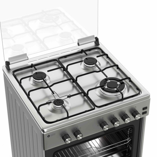 Κουζίνα Αερίου Thermogatz TGS 6021 IX Multigas 60cm Inox με Φούρνο 49L & Wok Εστία Κουζίνα Αερίου Thermogatz TGS 6021 IX Multigas 60cm Inox με Φούρνο 49L & Wok Εστία