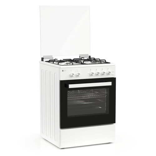 Κουζίνα Αερίου Thermogatz TGS 5021 Multigas WH 60cm Λευκή με Φούρνο 49L & Wok Καυστήρα Κουζίνα Αερίου Thermogatz TGS 5021 Multigas WH 60cm Λευκή με Φούρνο 49L & Wok Καυστήρα