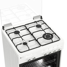Κουζίνα Αερίου Thermogatz TGS 5021 Multigas WH 60cm Λευκή με Φούρνο 49L & Wok Καυστήρα Κουζίνα Αερίου Thermogatz TGS 5021 Multigas WH 60cm Λευκή με Φούρνο 49L & Wok Καυστήρα