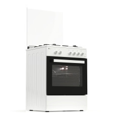 Κουζίνα Αερίου Thermogatz TGS 5021 Multigas WH 60cm Λευκή με Φούρνο 49L & Wok Καυστήρα Κουζίνα Αερίου Thermogatz TGS 5021 Multigas WH 60cm Λευκή με Φούρνο 49L & Wok Καυστήρα