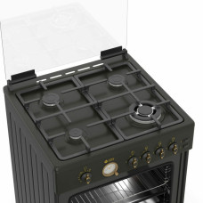 Κουζίνα Αερίου Thermogatz TGS 4222 Rustic Anth Multigas 60cm με Φούρνο 49L & Wok Εστία Κουζίνα Αερίου Thermogatz TGS 4222 Rustic Anth Multigas 60cm με Φούρνο 49L & Wok Εστία