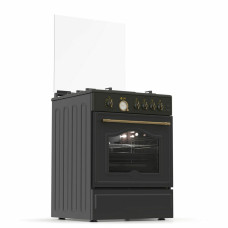 Κουζίνα Αερίου Thermogatz TGS 4222 Rustic Anth Multigas 60cm με Φούρνο 49L & Wok Εστία Κουζίνα Αερίου Thermogatz TGS 4222 Rustic Anth Multigas 60cm με Φούρνο 49L & Wok Εστία