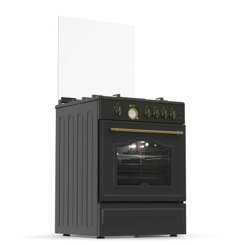 Κουζίνα Αερίου Thermogatz TGS 4222 Rustic Anth Multigas 60cm με Φούρνο 49L & Wok Εστία Κουζίνα Αερίου Thermogatz TGS 4222 Rustic Anth Multigas 60cm με Φούρνο 49L & Wok Εστία