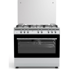 Thermogatz TGS 7301 IX TURBO Κουζίνα Μικτή 90cm Inox με 5 Εστίες Αερίου & Ηλεκτρικό Φούρνο 95Lt Thermogatz TGS 7301 IX TURBO Κουζίνα Μικτή 90cm Inox με 5 Εστίες Αερίου & Ηλεκτρικό Φούρνο 95Lt