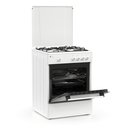 Κουζίνα Αερίου Thermogatz TGS 161 WH 60cm Λευκή με Φούρνο 55L και Grill Κουζίνα Αερίου Thermogatz TGS 161 WH 60cm Λευκή με Φούρνο 55L και Grill