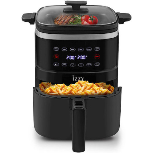 IZZY IZ-8241 με Αποσπώμενο Κάδο 1400 W 5 L Μαύρο Φριτέζα Αέρος Grill IZZY IZ-8241 με Αποσπώμενο Κάδο 1400 W 5 L Μαύρο Φριτέζα Αέρος Grill