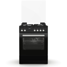 Thermogatz TGS 3531 BL Κουζίνα Ηλεκτρική 60Lt με Εστίες Αερίου & Ρεύματος 60cm