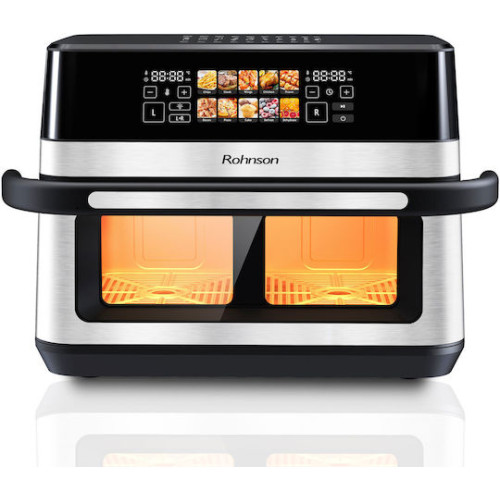 ROHNSON R-2882 Air Fryers Black/Silver ROHNSON R-2882 Air Fryers Black/Silver