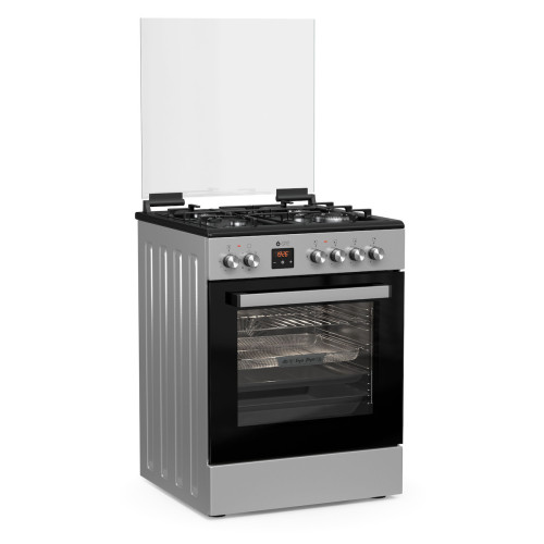 Thermogatz TGS 3980 IX 80Lt Κουζίνα Μικτή με Ηλεκτρικό Φούρνο & Εστίες Αερίου Thermogatz TGS 3980 IX 80Lt Κουζίνα Μικτή με Ηλεκτρικό Φούρνο & Εστίες Αερίου