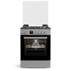 Thermogatz TGS 3980 IX 80Lt Κουζίνα Μικτή με Ηλεκτρικό Φούρνο & Εστίες Αερίου Thermogatz TGS 3980 IX 80Lt Κουζίνα Μικτή με Ηλεκτρικό Φούρνο & Εστίες Αερίου