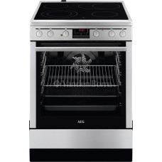 AEG CCB6642CBM Κουζίνα 73lt με Κεραμικές Εστίες Π59.6εκ. Inox