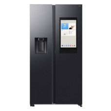 SAMSUNG RS90F66BEFEF  Ψυγείο Ντουλάπα 614lt Total NoFrost Υ178.4xΠ91.2xΒ72.6cm Μαύρο