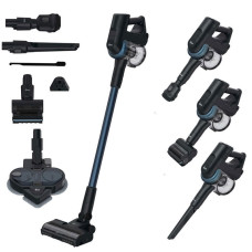 Hoover HF4P10YP 011 39401086 Επαναφορτιζόμενη Σκούπα Stick 2 σε 1 Σκούπισμα και Σφουγγάρισμα 25,2V Petrol Blue