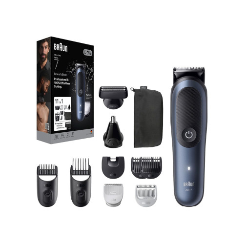 Braun AIO7540 All-in-One Κοπτική Μηχανή Προσώπου & Σώματος 11 σε 1 Blue Braun AIO7540 All-in-One Κοπτική Μηχανή Προσώπου & Σώματος 11 σε 1 Blue