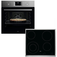 AEG OA5AB211SS + HK624010XB Σετ Φούρνος + Εστία