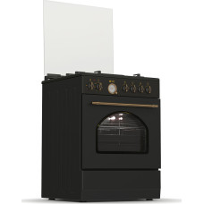 Thermogatz TGS 4310 ANTH TURBO Κουζίνα Μικτή Rustic Anthracite με Ηλεκτρικό Φούρνο 60Lt και 4 Εστίες Αερίου Thermogatz TGS 4310 ANTH TURBO Κουζίνα Μικτή Rustic Anthracite με Ηλεκτρικό Φούρνο 60Lt και 4 Εστίες Αερίου