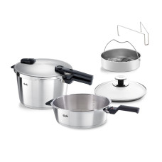 FISSLER Set Quattro Vitaquick Premium 8lt/4lt 60281011090 Σετ μαγειρικών σκευών 