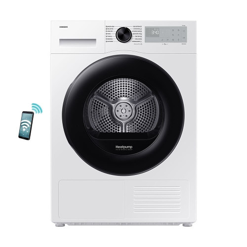 SAMSUNG DV90DG52A0AHLE Στεγνωτήριο 9kg White | Heat Pump & SmartThings SAMSUNG DV90DG52A0AHLE Στεγνωτήριο 9kg White | Heat Pump & SmartThings
