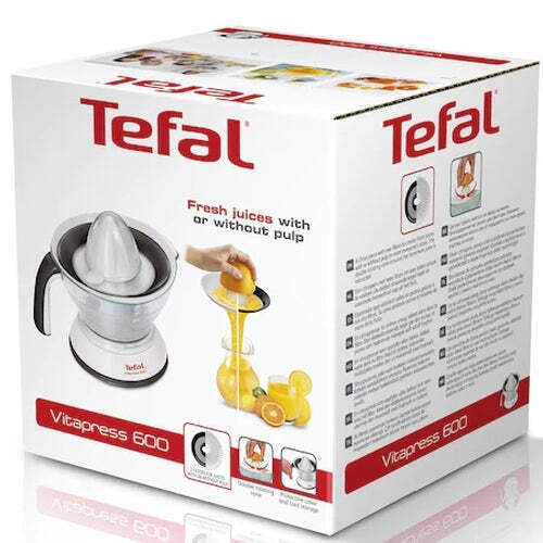 Tefal Vitapress ZP300138 Ηλεκτρικό Στυπτήριο Εσπεριδοειδών 25W 600ml Λευκό Tefal Vitapress ZP300138 Ηλεκτρικό Στυπτήριο Εσπεριδοειδών 25W 600ml Λευκό