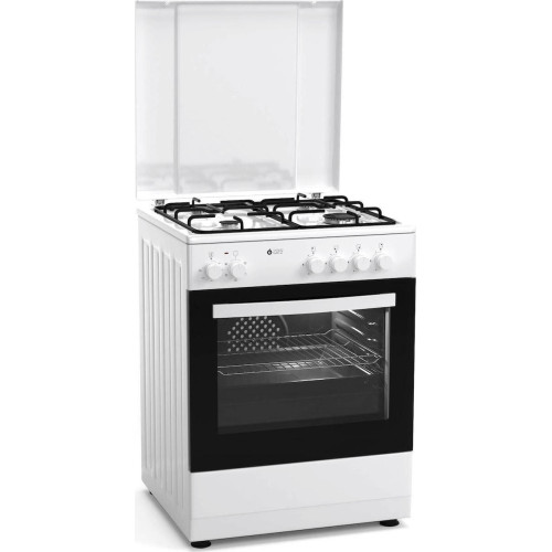 Thermogatz TGS 3610 WH TURBO Κουζίνα Μικτή 60cm με Ηλεκτρικό Φούρνο 60Lt & Εστίες Αερίου Thermogatz TGS 3610 WH TURBO Κουζίνα Μικτή 60cm με Ηλεκτρικό Φούρνο 60Lt & Εστίες Αερίου