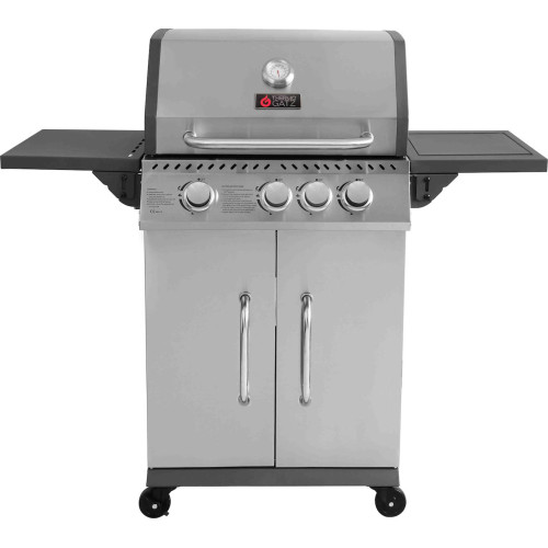 BBQ Υγραερίου GS Grill Elite 3+1 INOX 11,5kW με Μαντεμένιες Σχάρες & Πλαϊνή Εστία BBQ Υγραερίου GS Grill Elite 3+1 INOX 11,5kW με Μαντεμένιες Σχάρες & Πλαϊνή Εστία