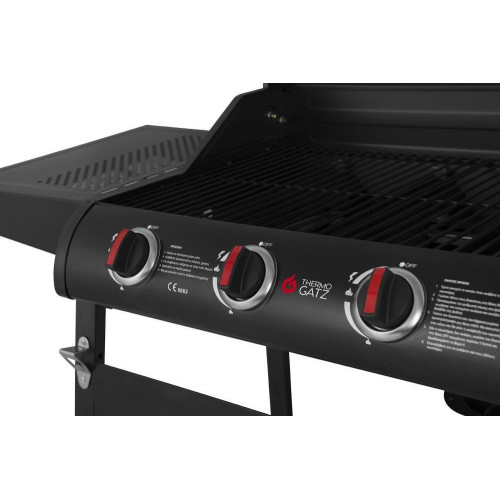 BBQ Υγραερίου GS Grill Lite 3 9kW με 3 Καυστήρες INOX & Θερμόμετρο Καπακιού BBQ Υγραερίου GS Grill Lite 3 9kW με 3 Καυστήρες INOX & Θερμόμετρο Καπακιού