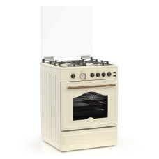 Thermogatz TGS 4111 Rustic Beige Multigas Κουζίνα Υγραερίου 49L 60cm Μπεζ με WOK & Grill