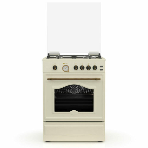 Thermogatz TGS 4111 Rustic Beige Multigas Κουζίνα Υγραερίου 49L 60cm Μπεζ με WOK & Grill Thermogatz TGS 4111 Rustic Beige Multigas Κουζίνα Υγραερίου 49L 60cm Μπεζ με WOK & Grill
