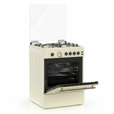 Thermogatz TGS 4111 Rustic Beige Multigas Κουζίνα Υγραερίου 49L 60cm Μπεζ με WOK & Grill Thermogatz TGS 4111 Rustic Beige Multigas Κουζίνα Υγραερίου 49L 60cm Μπεζ με WOK & Grill